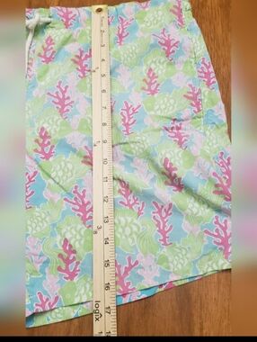 Lilly Pulitzer Via Palm Beach Men's Pink Coral & Fish Tropical Print Swim Shorts